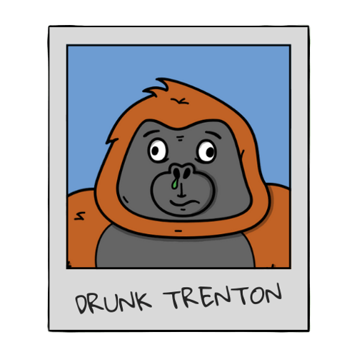 trenton orangutan drunk photo